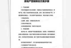 房产推广提案模板怎么写（房产推广方案）