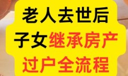 子女继承房产比例怎么算（子女继承房产流程）
