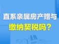 赠予房产契税怎么交的（赠予房产契税怎么交的呢）