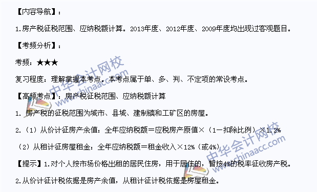 房产税怎么计算税（房产税怎么计算税额）