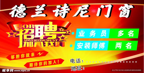 房产橱窗招聘文案怎么写（橱窗招聘广告图片）