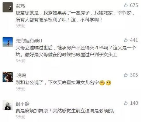 女儿继承房产后怎么继承（女儿继承房产后怎么继承的）