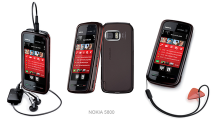 诺基亚5800手机图片,诺基亚5800上市多少钱