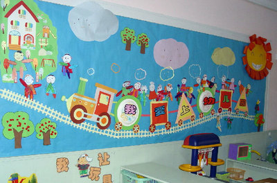 幼儿园墙面布置图片(幼儿园墙面布置图片简单大气)