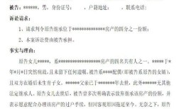 房产继承说明模板怎么写（房产继承说明模板怎么写的）