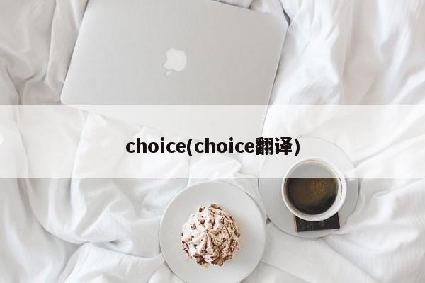 choice(choice翻译)